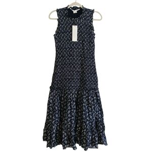 NEW Veronica Beard Verena Smocked Dress Women's 6 Tiered Coquette $498 Romantic